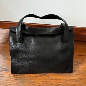 DKNY small clutch bag black leather